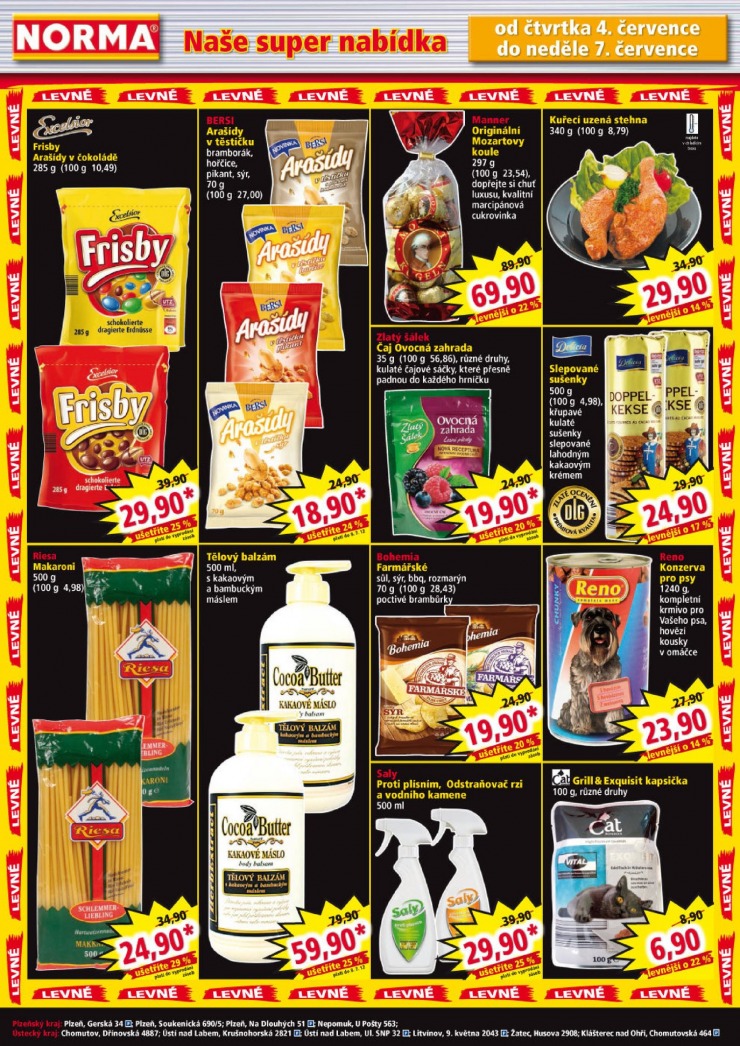 leták Norma Aktuální leták od 1.7.2013 strana 1 leták Norma Aktuální leták od 1.7.2013 strana 1