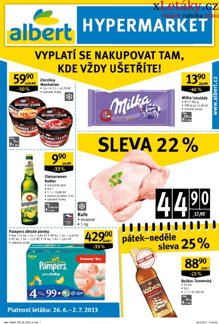 leták Albert Hypermarket akční leták strana 1 leták Albert Hypermarket akční leták strana 1