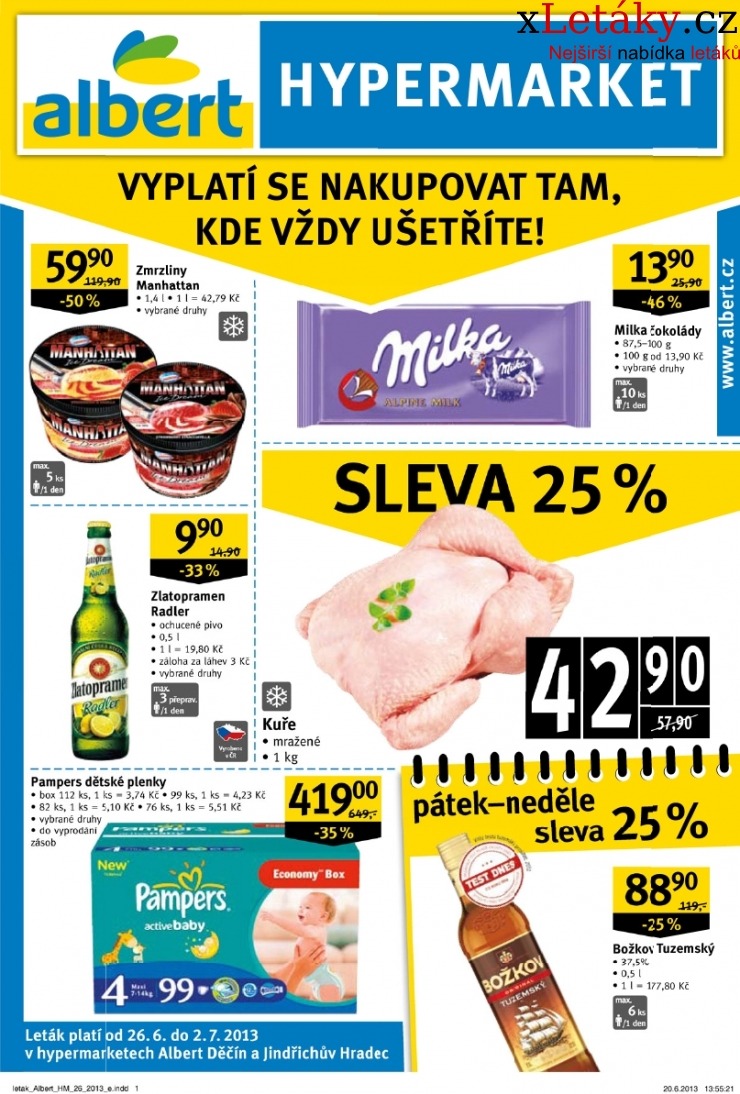 leták Albert Hypermarket akční leták strana 1 leták Albert Hypermarket akční leták strana 1