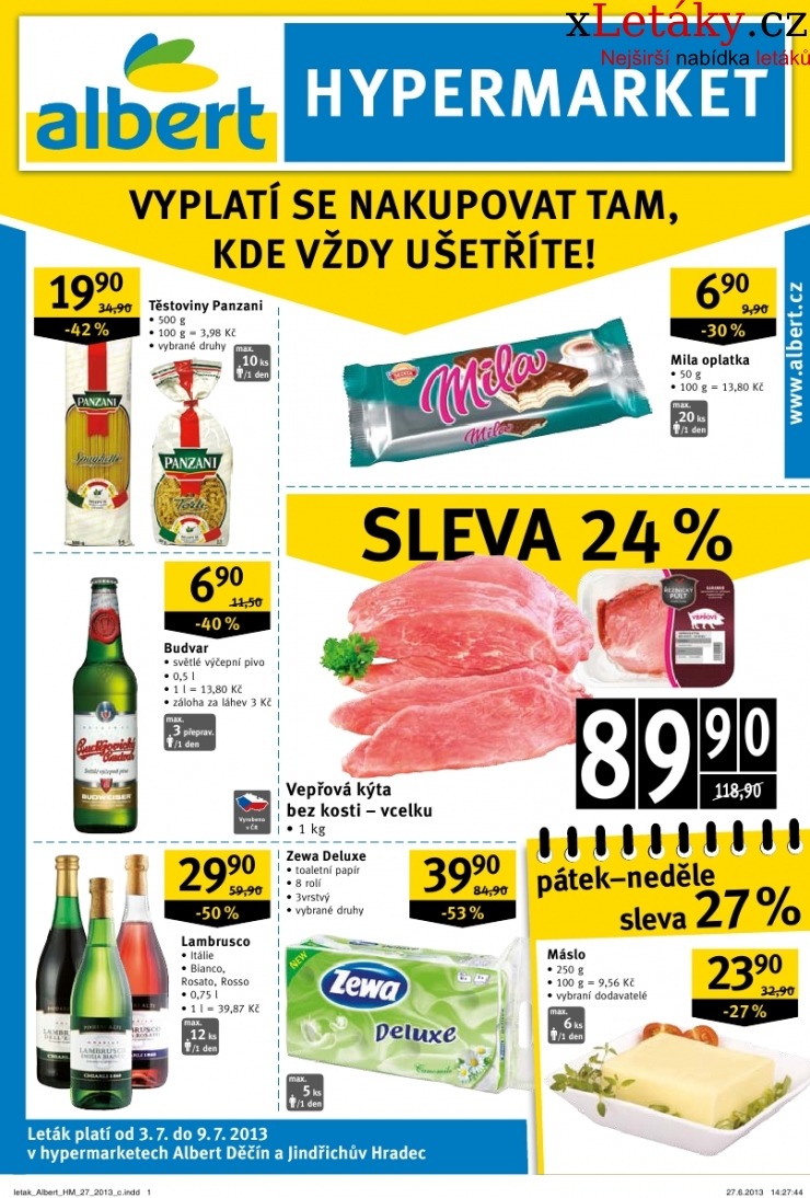 leták Albert Hypermarket akční leták strana 1 leták Albert Hypermarket akční leták strana 1