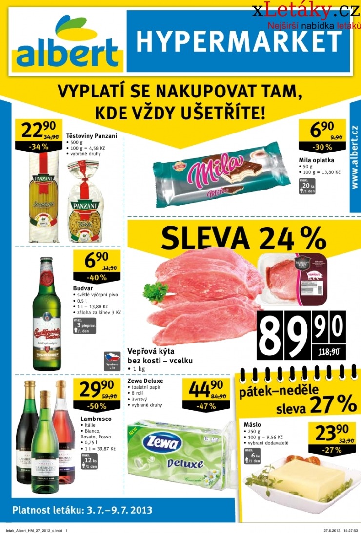 leták Albert Hypermarket akční leták strana 1 leták Albert Hypermarket akční leták strana 1