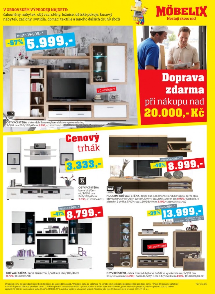 let�k Mobelix Aktu�ln� prospekt od 1. 7. 2013 strana 1