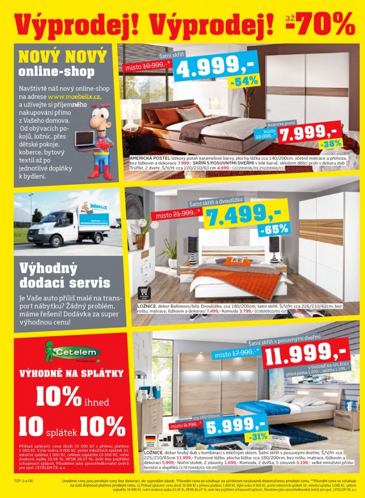 let�k Mobelix Aktu�ln� prospekt od 1. 7. 2013 strana 1