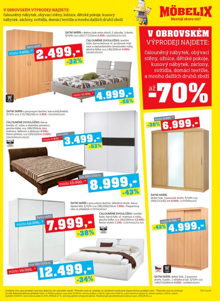 let�k Mobelix Aktu�ln� prospekt od 1. 7. 2013 strana 1