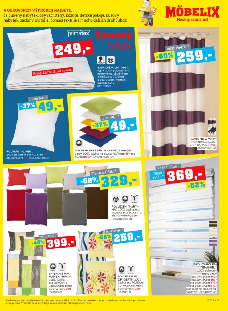 let�k Mobelix Aktu�ln� prospekt od 1. 7. 2013 strana 1