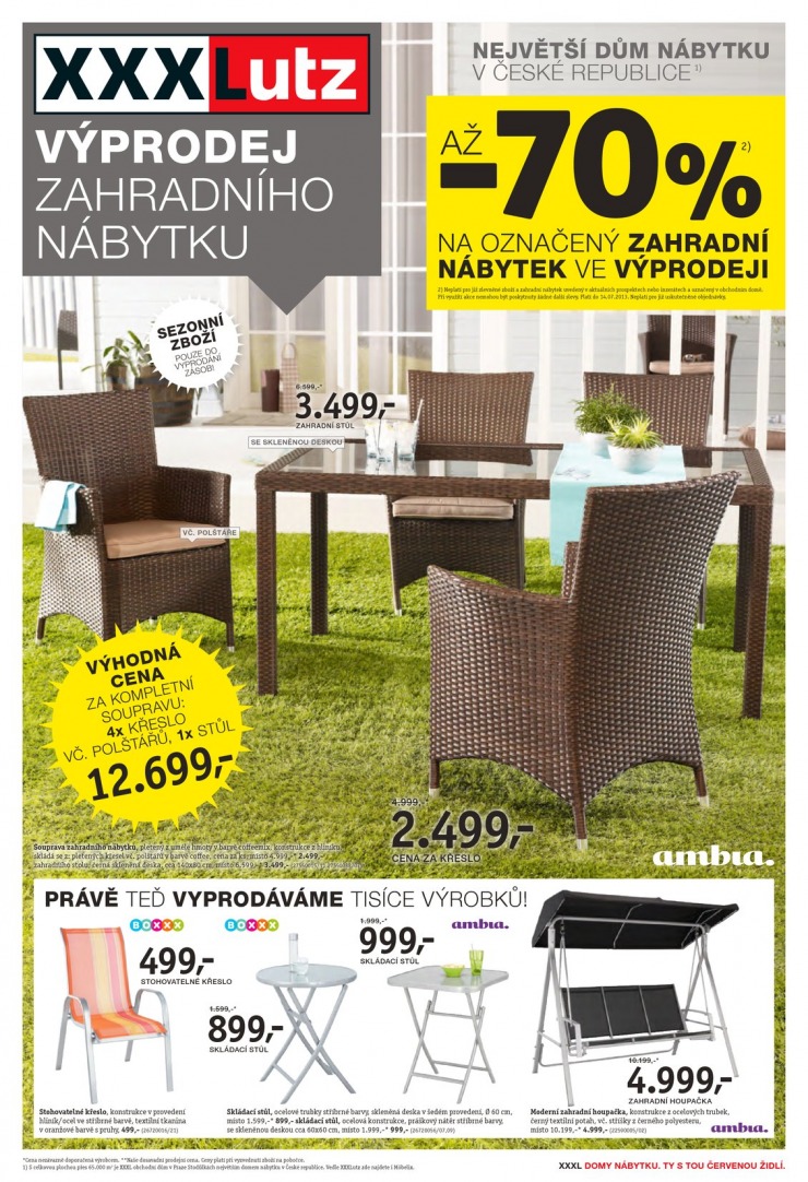 letk XXXLutz vprodej zahradnho nbytku od 1. 7. 2013 strana 1