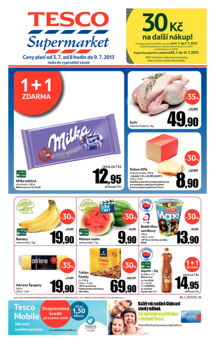 letk Tesco supermarkety od 3.7.2013 strana 1