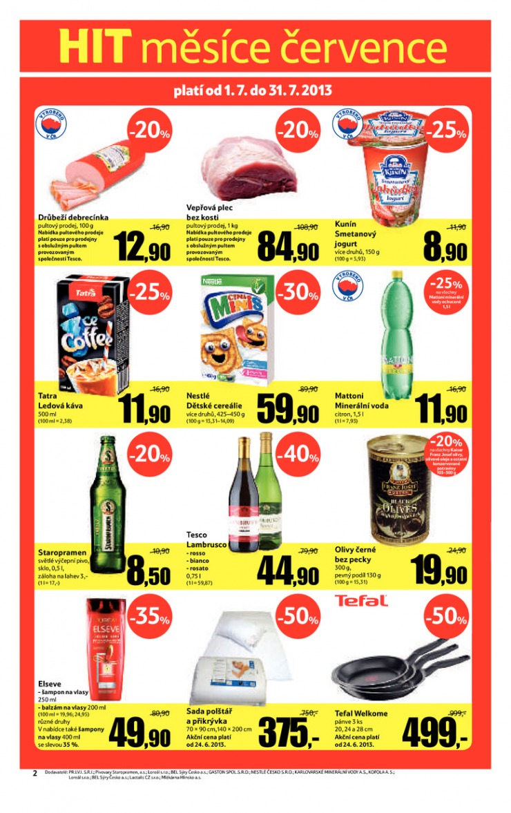 leták Tesco supermarkety od 3.7.2013 strana 1 leták Tesco supermarkety od 3.7.2013 strana 1