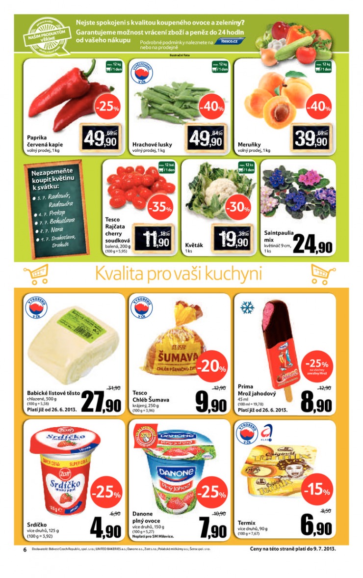 leták Tesco supermarkety od 3.7.2013 strana 1 leták Tesco supermarkety od 3.7.2013 strana 1