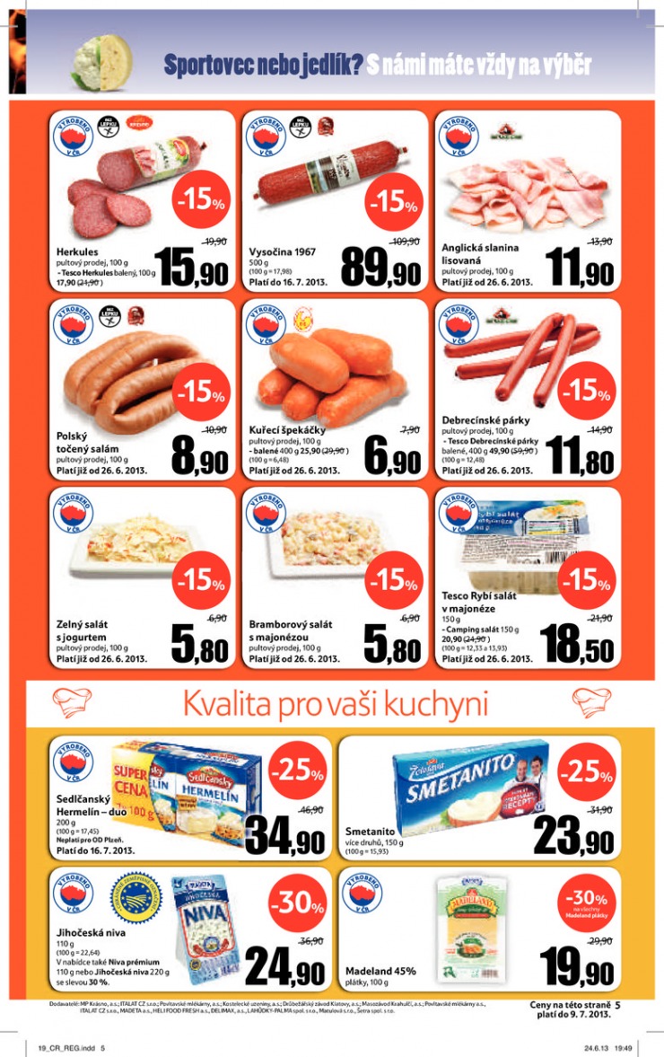leták Tesco velké hypermarkety od 3.7.2013 strana 1 leták Tesco velké hypermarkety od 3.7.2013 strana 1