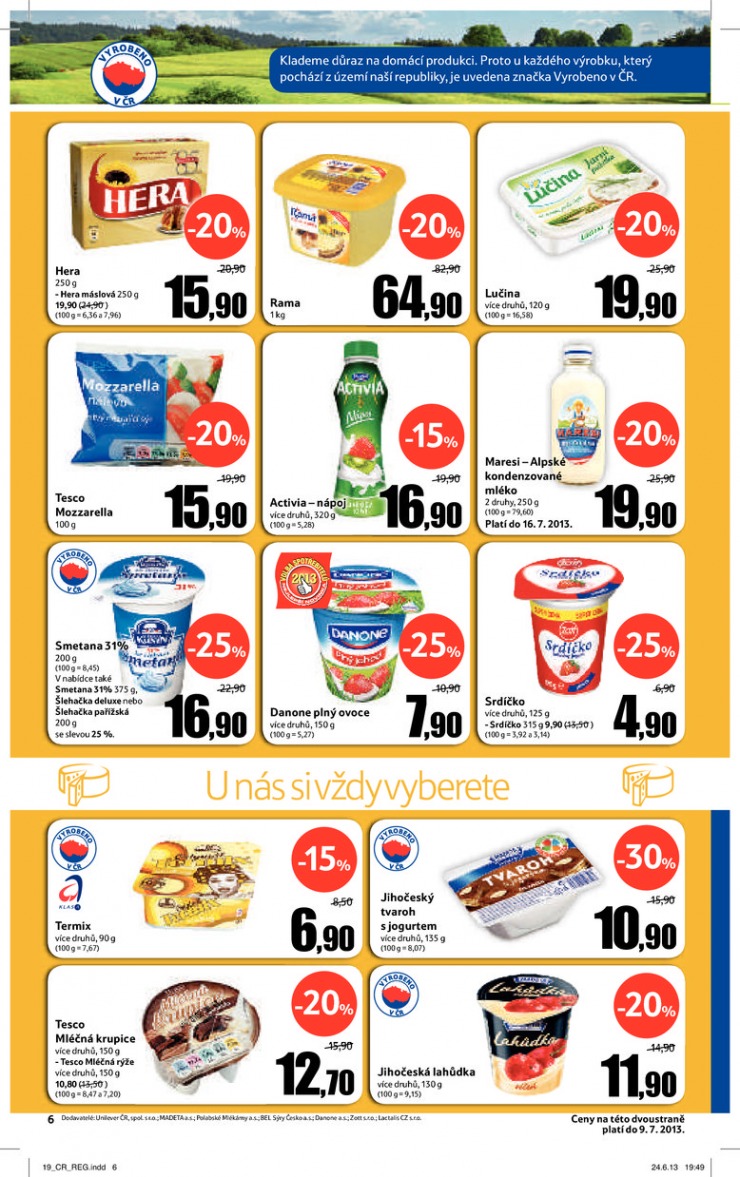 leták Tesco velké hypermarkety od 3.7.2013 strana 1 leták Tesco velké hypermarkety od 3.7.2013 strana 1