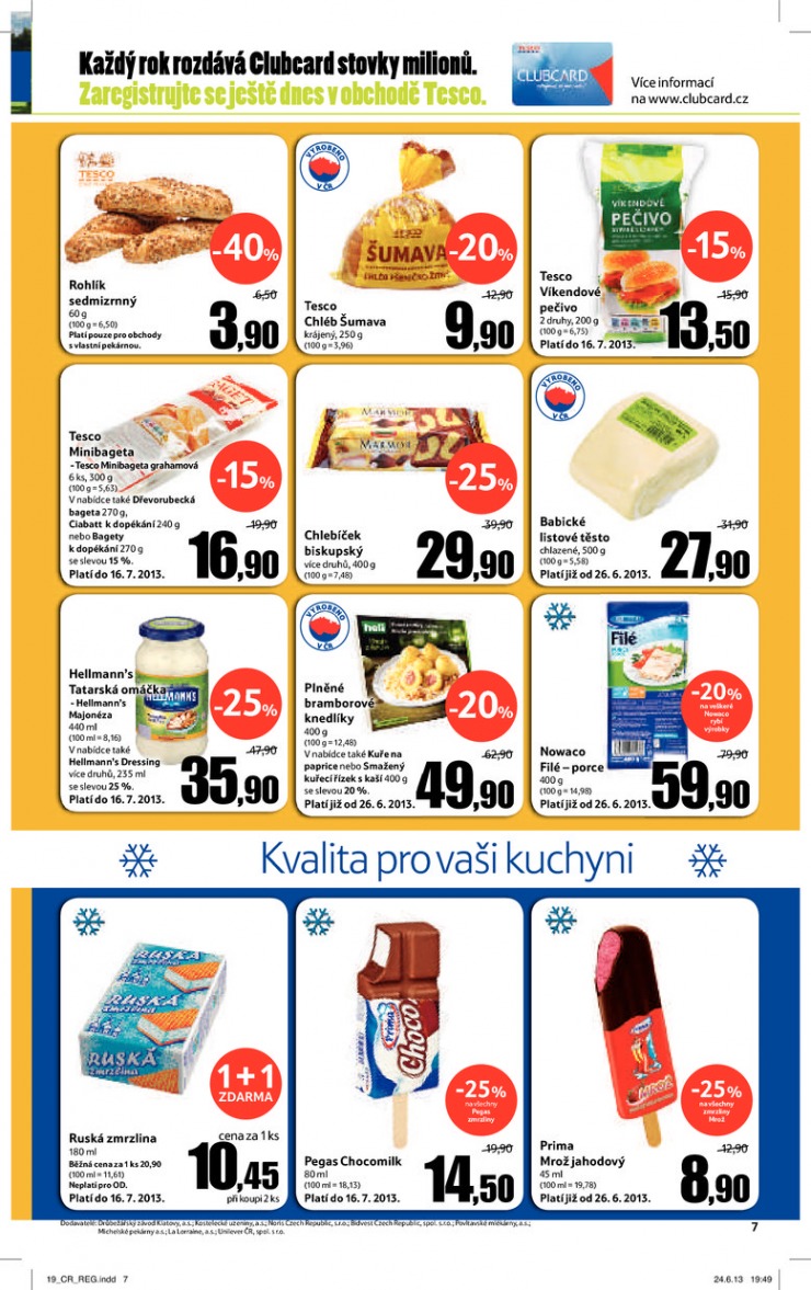 leták Tesco velké hypermarkety od 3.7.2013 strana 1 leták Tesco velké hypermarkety od 3.7.2013 strana 1