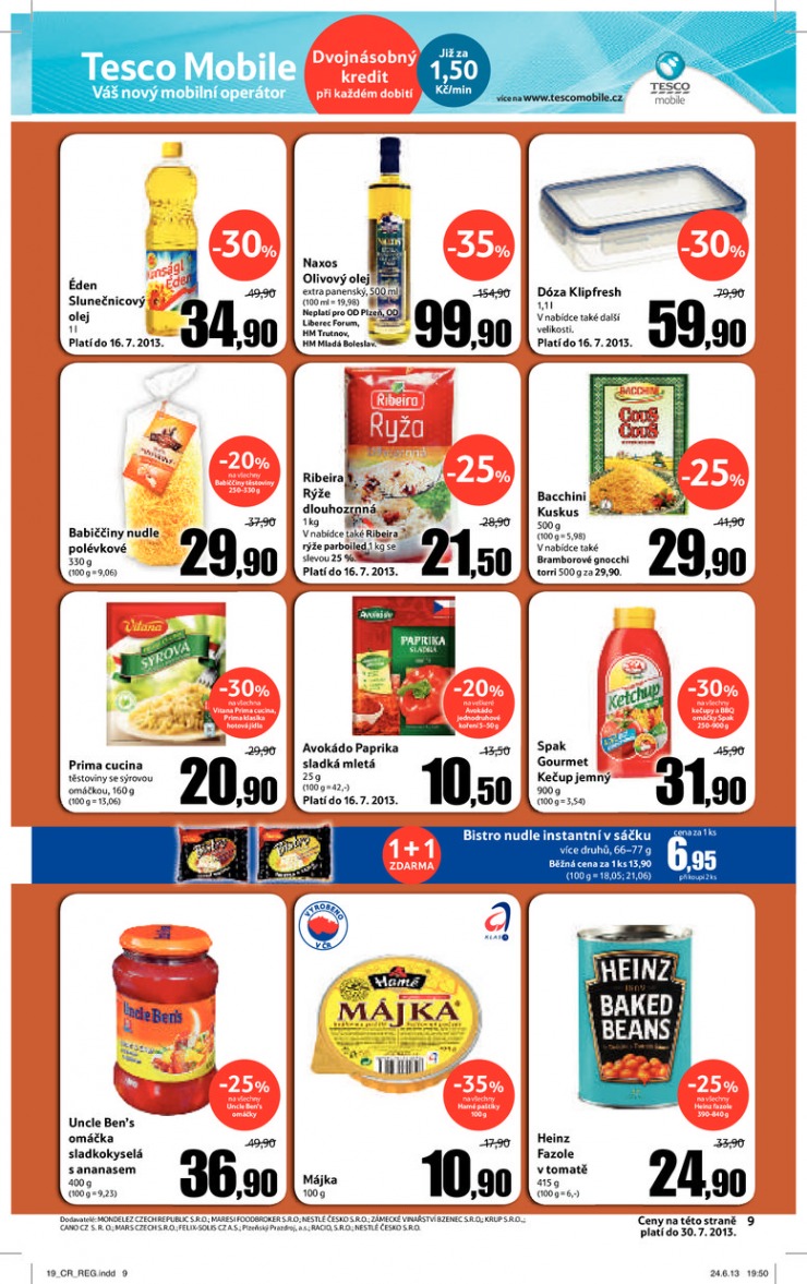 leták Tesco velké hypermarkety od 3.7.2013 strana 1 leták Tesco velké hypermarkety od 3.7.2013 strana 1