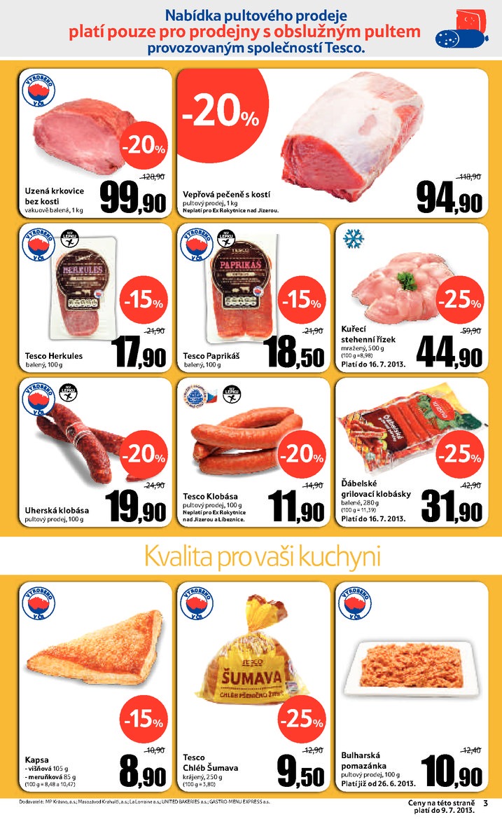 leták Tesco Expres obchody od 3.7.2013 strana 1 leták Tesco Expres obchody od 3.7.2013 strana 1