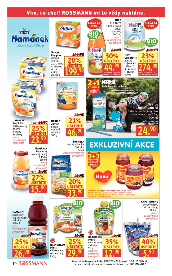 leták Rossmann Leták od 8.7.2013 strana 1 leták Rossmann Leták od 8.7.2013 strana 1