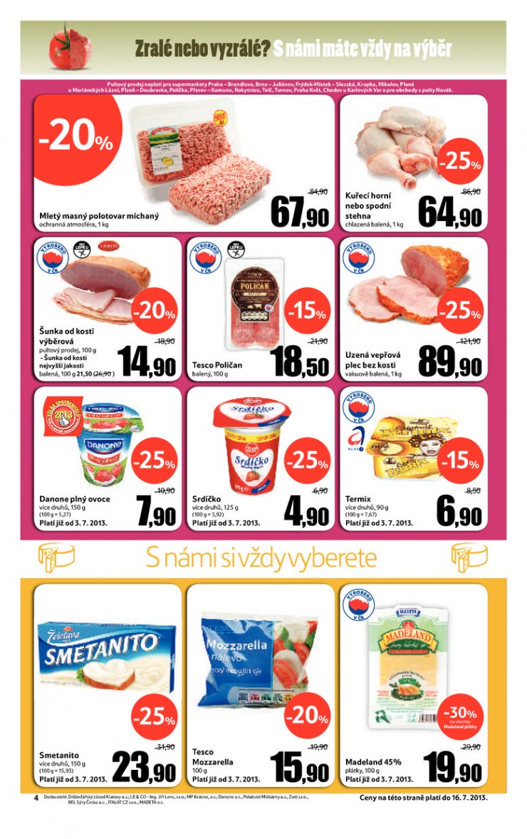 let�k Tesco supermarkety od 10.7.2013 strana 1