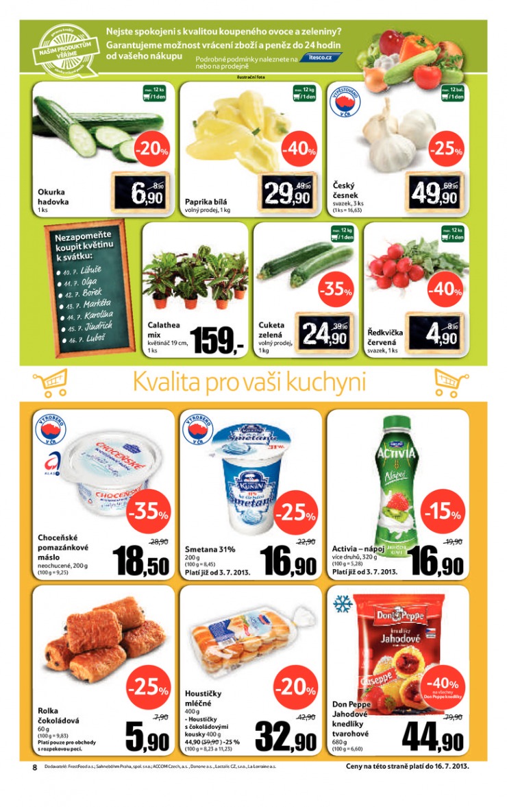 leták Tesco supermarkety od 10.7.2013 strana 1 leták Tesco supermarkety od 10.7.2013 strana 1