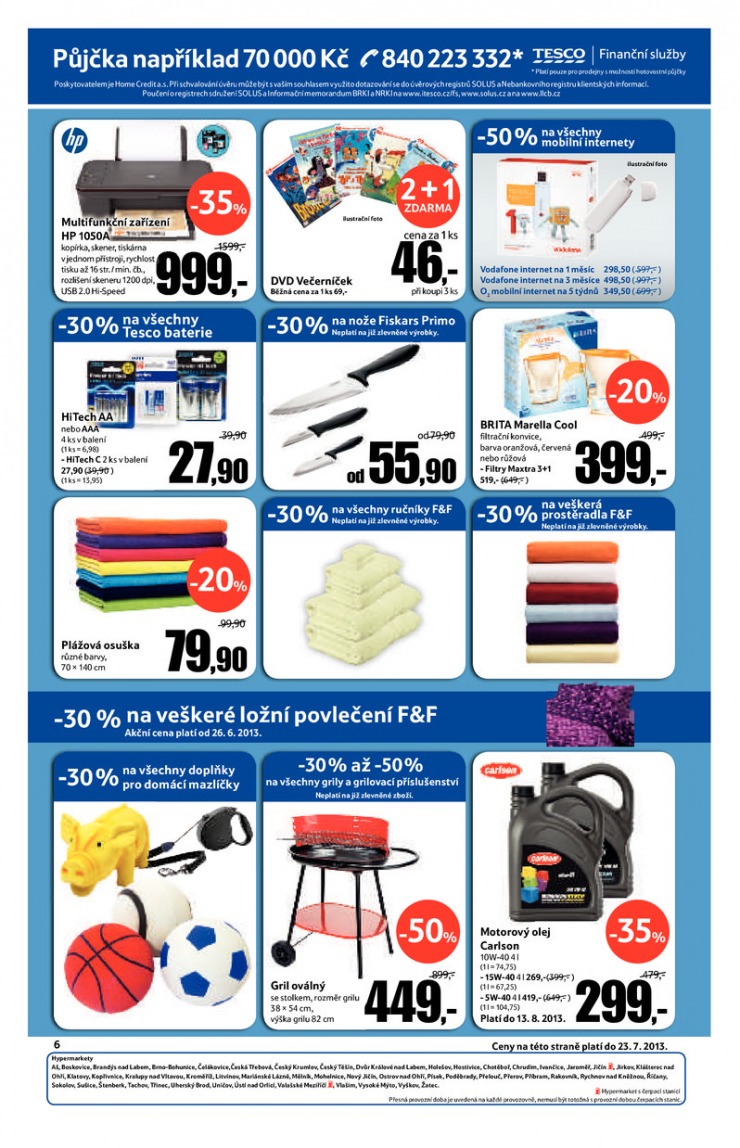 leták Tesco malé hypermarkety od 10.7.2013 strana 1 leták Tesco malé hypermarkety od 10.7.2013 strana 1