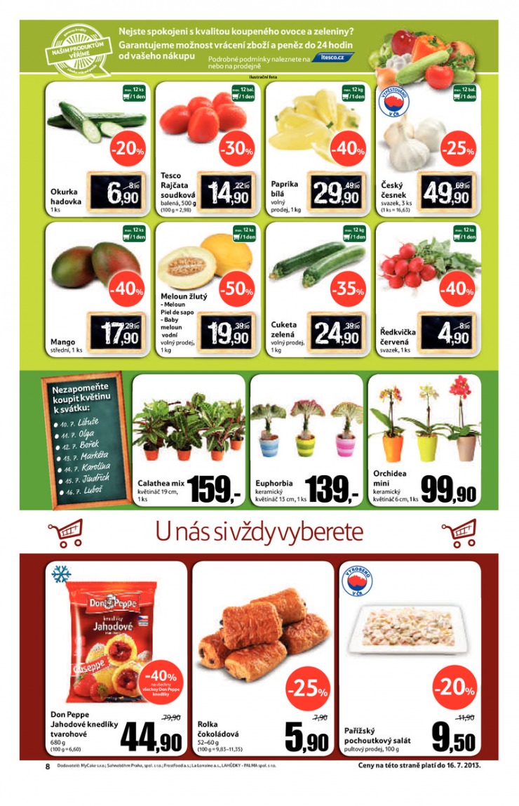 leták Tesco malé hypermarkety od 10.7.2013 strana 1 leták Tesco malé hypermarkety od 10.7.2013 strana 1
