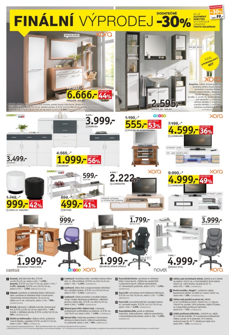 let�k XXXLutz Aktu�ln� prospekt od 8.7.2013 strana 1