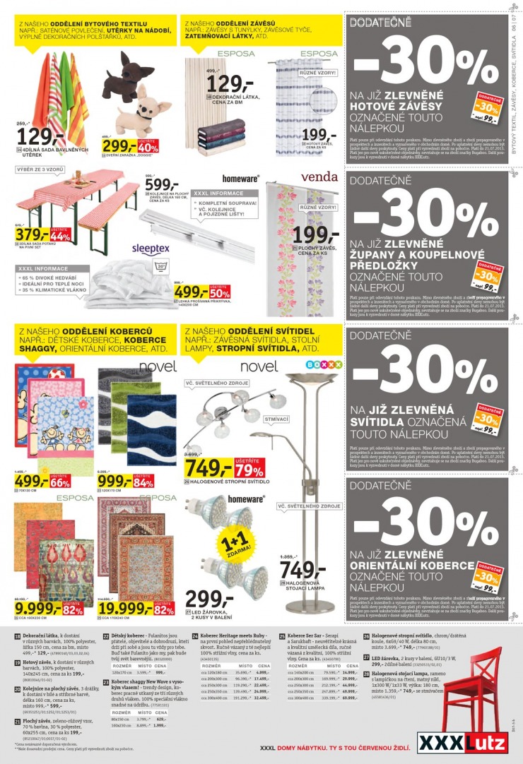 let�k XXXLutz Aktu�ln� prospekt od 8.7.2013 strana 1