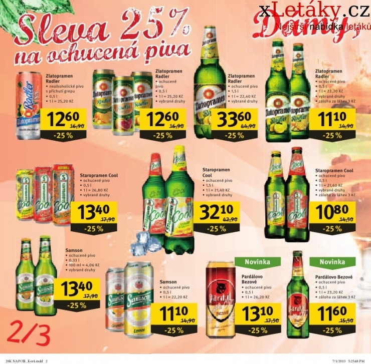 leták Albert Hypermarket - nápoje akční leták strana 1 leták Albert Hypermarket - nápoje akční leták strana 1