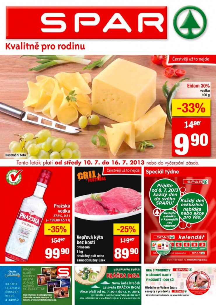 letk Interspar nabdka Spar od 10.7.2013 strana 1