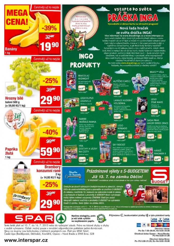 leták Interspar nabídka Spar od 10.7.2013 strana 1 leták Interspar nabídka Spar od 10.7.2013 strana 1