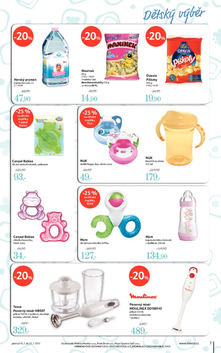let�k Tesco D�tsk� katalog velk� hypermarkety od 10.7.2013 strana 1