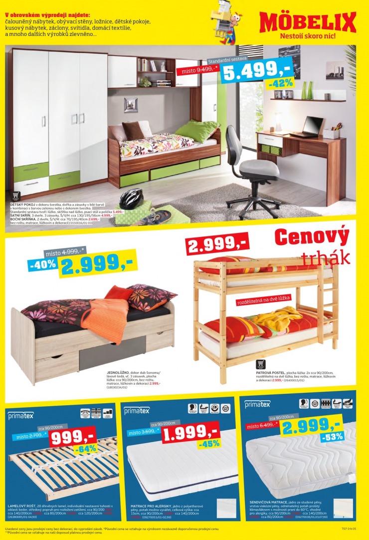 let�k Mobelix Aktu�ln� prospekt od 8.7.2013 strana 1