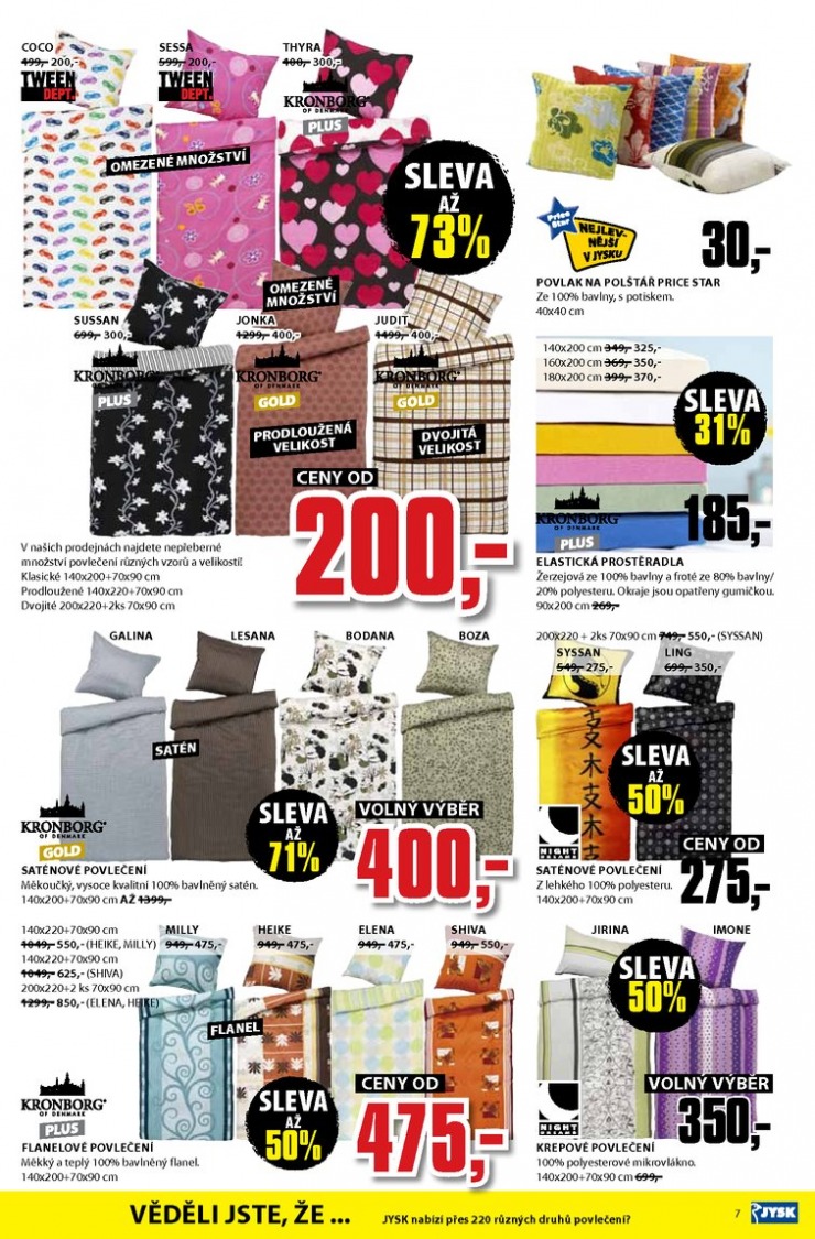 leták Jysk Nabídka týdne od 11.7.2013 strana 1 leták Jysk Nabídka týdne od 11.7.2013 strana 1