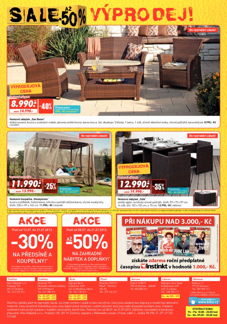 leták Kika Aktuální leták od 8.7.2013 strana 1 leták Kika Aktuální leták od 8.7.2013 strana 1