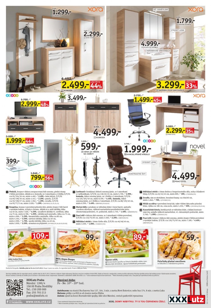 let�k XXXLutz Aktu�ln� prospekt od 17.7.2013 strana 1