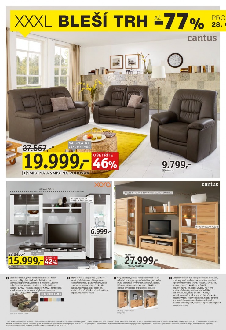 let�k XXXLutz Aktu�ln� prospekt od 17.7.2013 strana 1