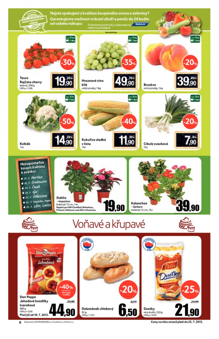 leták Tesco malé hypermarkety od 17.7.2013 strana 1 leták Tesco malé hypermarkety od 17.7.2013 strana 1