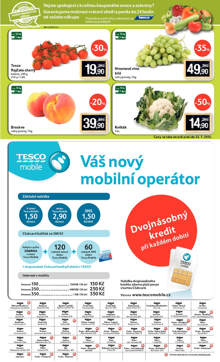 leták Tesco Expres obchody od 17.7.2013 strana 1 leták Tesco Expres obchody od 17.7.2013 strana 1