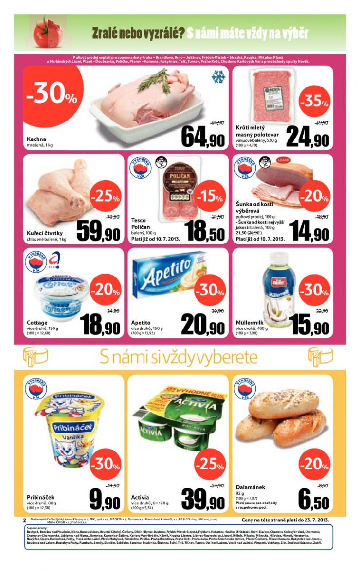 leták Tesco supermarkety od 17.7.2013 strana 1 leták Tesco supermarkety od 17.7.2013 strana 1