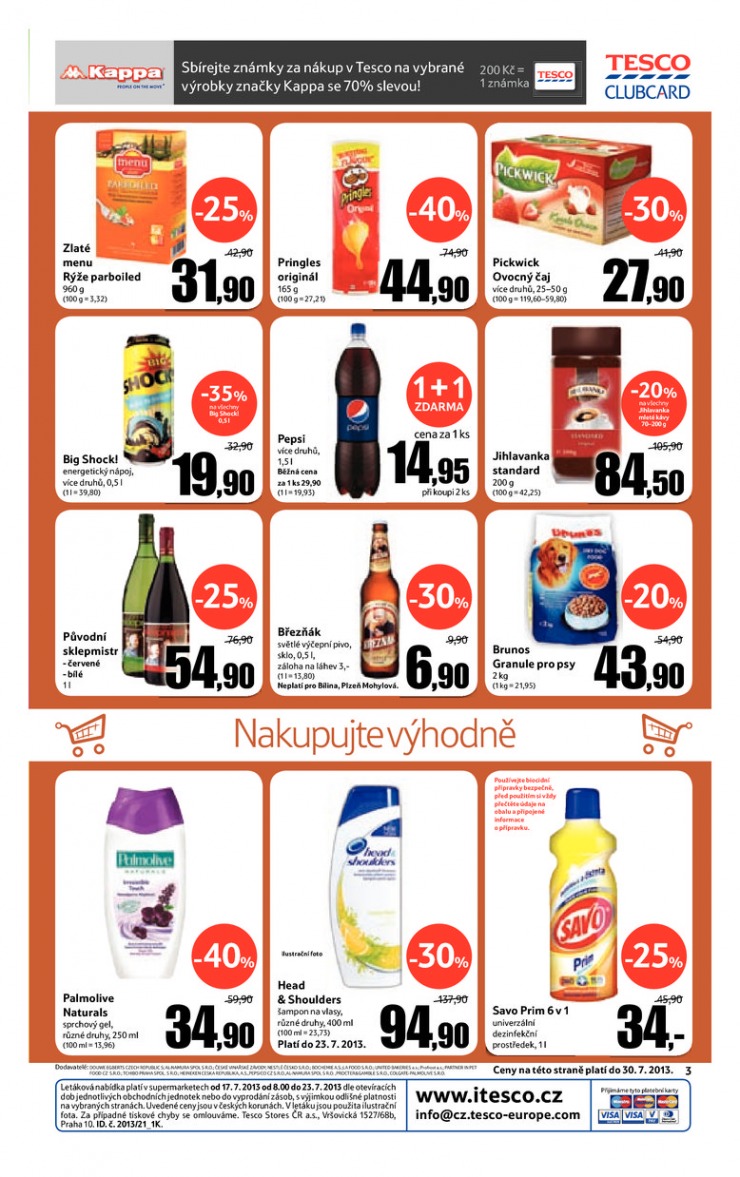 leták Tesco supermarkety od 17.7.2013 strana 1 leták Tesco supermarkety od 17.7.2013 strana 1