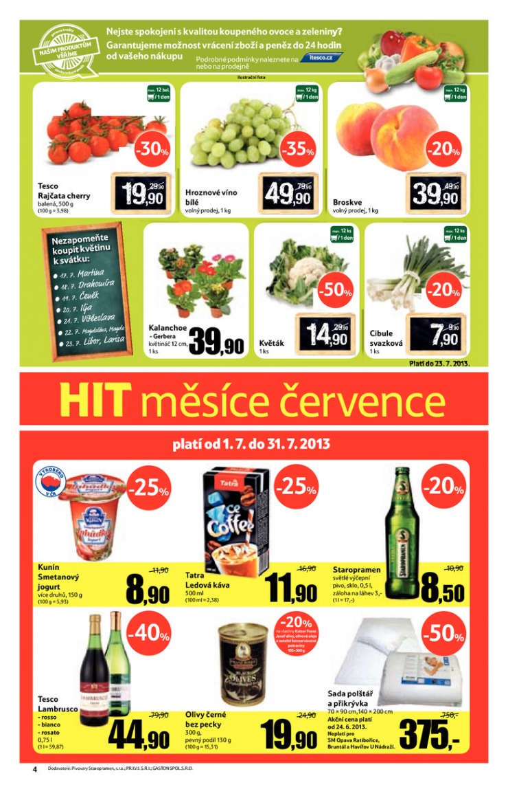 leták Tesco supermarkety od 17.7.2013 strana 1 leták Tesco supermarkety od 17.7.2013 strana 1