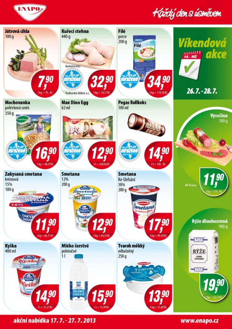 leták Enapo Akční leták od 17.7.2013 strana 1 leták Enapo Akční leták od 17.7.2013 strana 1