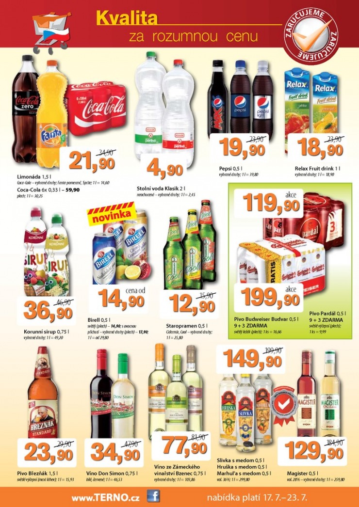 leták COOP Terno od 17.7.2013 strana 1 leták COOP Terno od 17.7.2013 strana 1