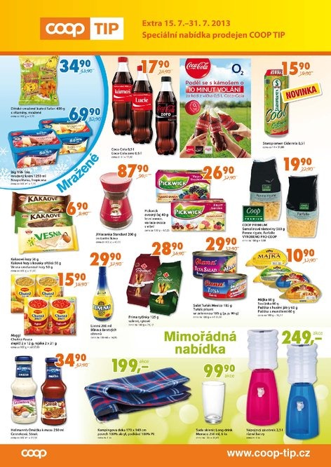 leták COOP Tip extra od 15.7.2013 strana 1 leták COOP Tip extra od 15.7.2013 strana 1
