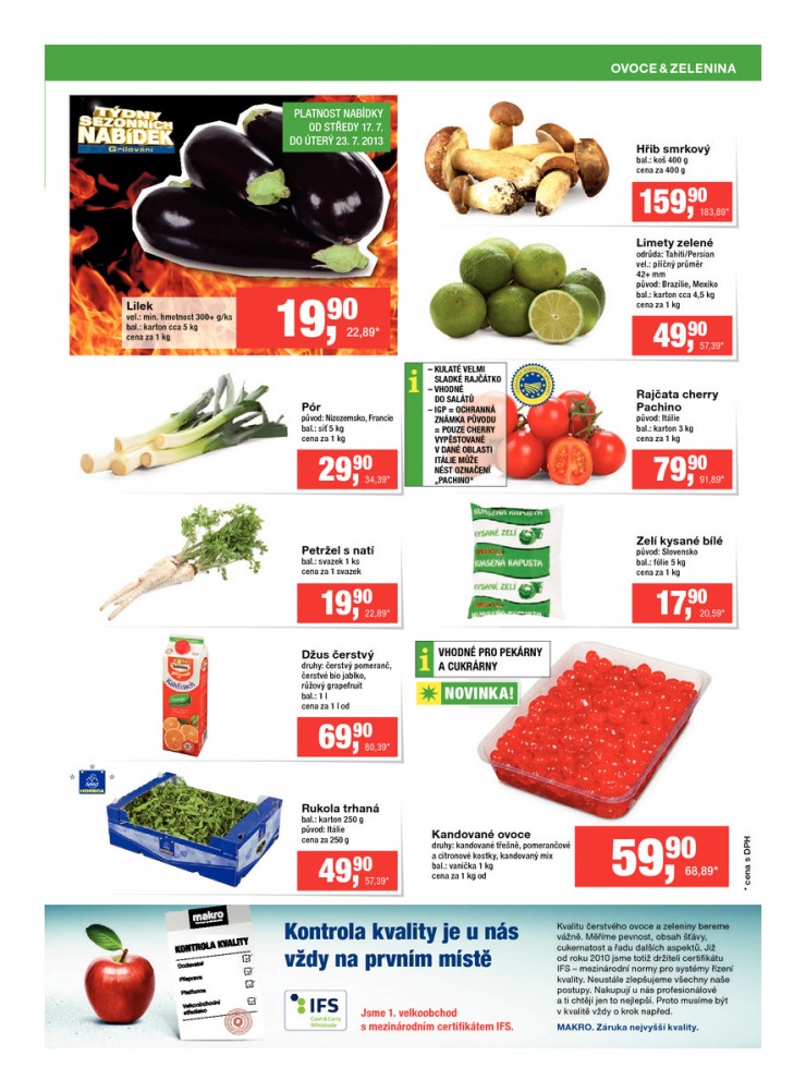 leták Makro Čerstvé potraviny od 17.7.2013 strana 1 leták Makro Čerstvé potraviny od 17.7.2013 strana 1
