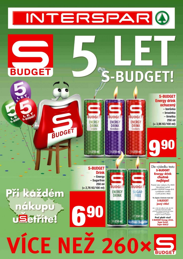 leták Interspar Katalog S-Budget od 17.7.2013 strana 1