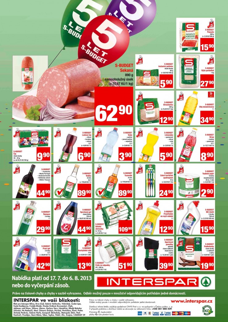 leták Interspar Katalog S-Budget od 17.7.2013 strana 1 leták Interspar Katalog S-Budget od 17.7.2013 strana 1