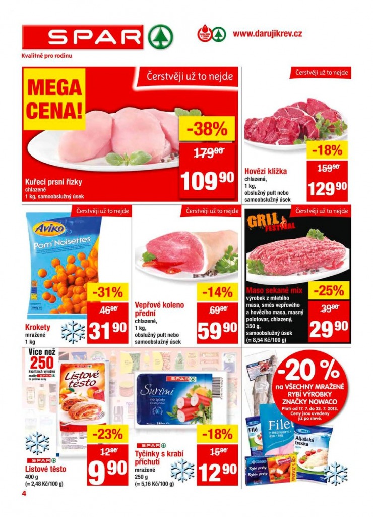 leták Interspar nabídka Spar od 17.7.2013 strana 1 leták Interspar nabídka Spar od 17.7.2013 strana 1