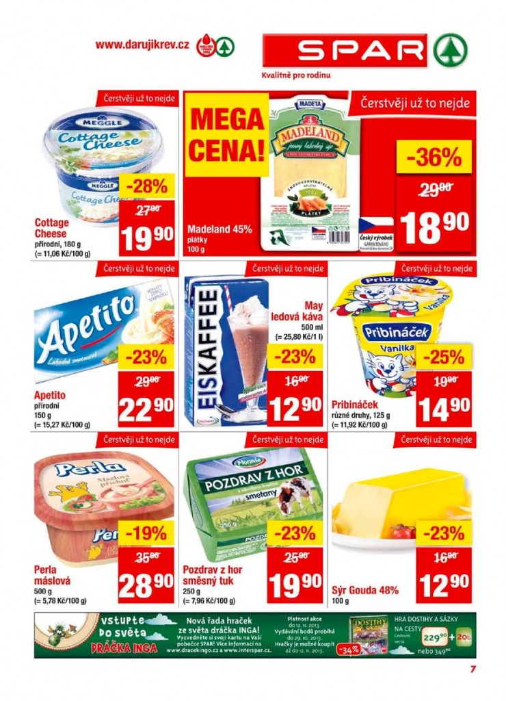 letk Interspar nabdka Spar od 17.7.2013 strana 1