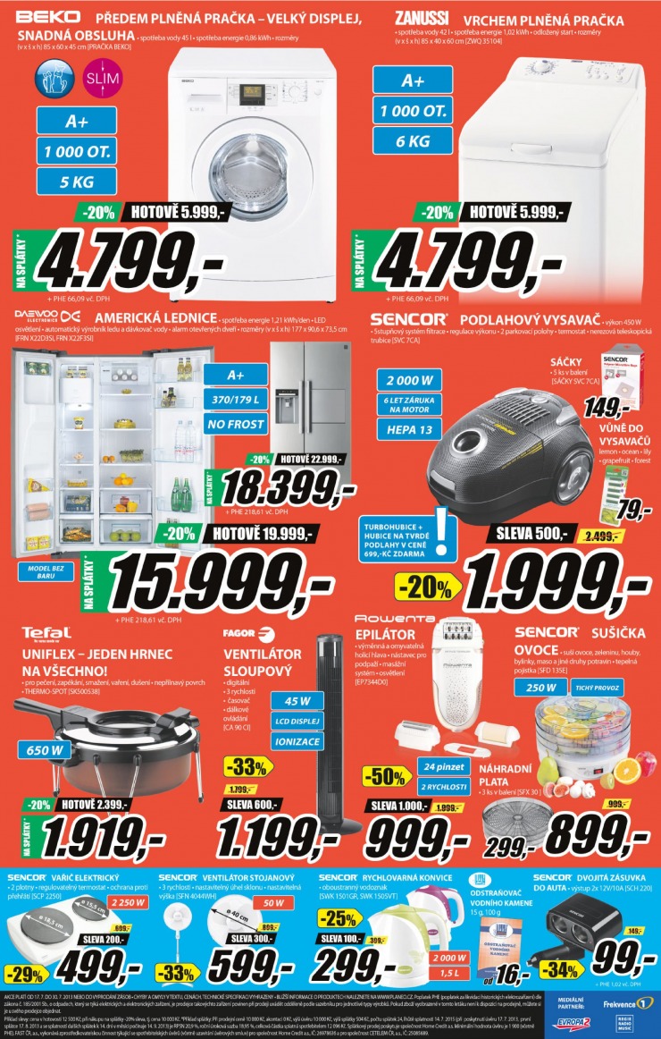 leták Planeo Elektro Akční leták od 17.7.2013 strana 1 leták Planeo Elektro Akční leták od 17.7.2013 strana 1
