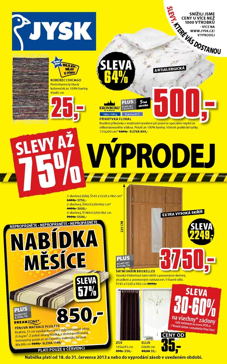 letk Jysk Nabdka tdne od 18.7.2013 strana 1