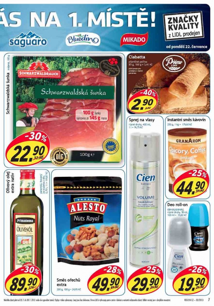 let�k Lidl Ak�n� nab�dka od 22.7.2013 strana 1